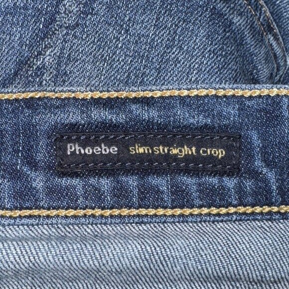 CITIZENS OF HUMANITY, Phoebe jeans 26, slim straight crop, denim, medium wash - Picture 7 of 11